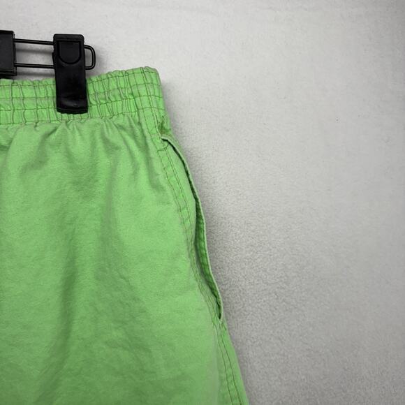 Vintage Ocean Pacific Shorts Men's XL Green Made In USA Elastic Waist Surf 90s - Picture 12 of 16
